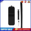 Silicone Case Cover + Neck Hand Strap for DJI Pocket 2 Accessories (Black)
