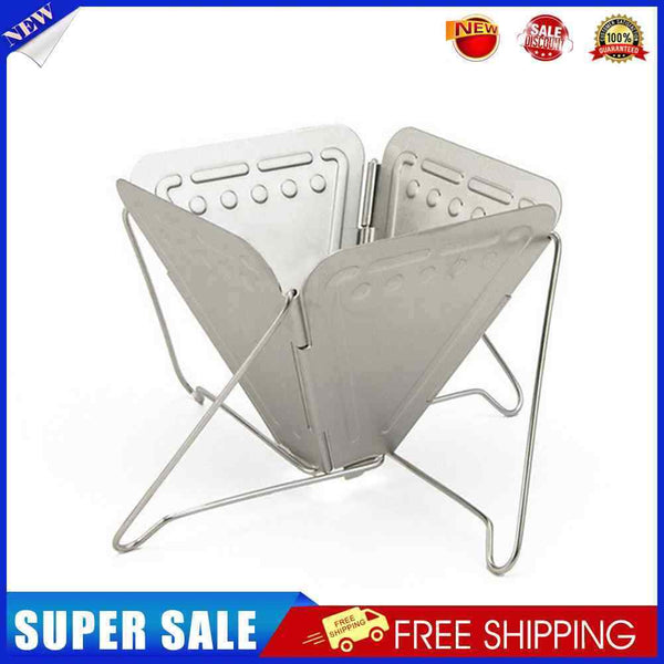 #A Stainless Steel Folding Coffee Filter Holder Storage Bag Outdoor Camping Tool