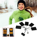 5 in1 USB Thermal Heated Pad Electric Vest Heat Warm Jacket Warmer Body