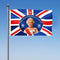 Polyester Giant England Flag Queen Elizabeth II & Attractive Queen Day Flags