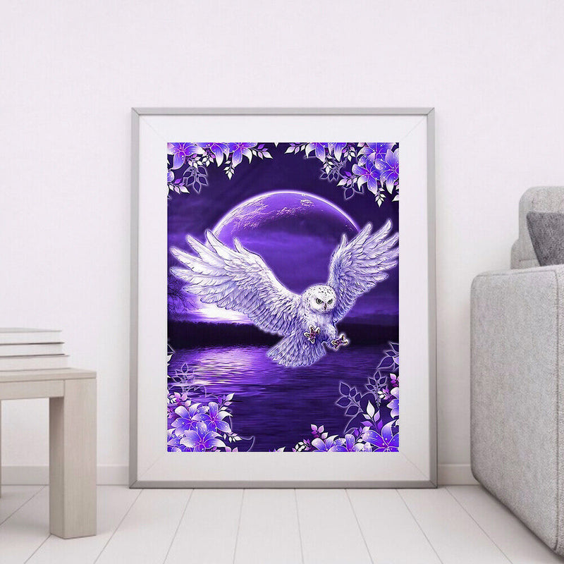 Oil Painting By Number Night Owl Oil Digital Picture Home Wall Decor for Gift