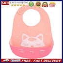 Silicone Baby Bib Waterproof Towel Newborn Feeding Saliva Aprons with Pocket