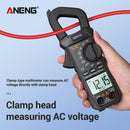 ANENG ST209 Clamp Meter Multimeter AC/DC Voltage Current Tester (Black) Newly