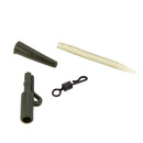 40pc Fishing Tackle carp lead clips Quick Change swivels Anti Sleeve