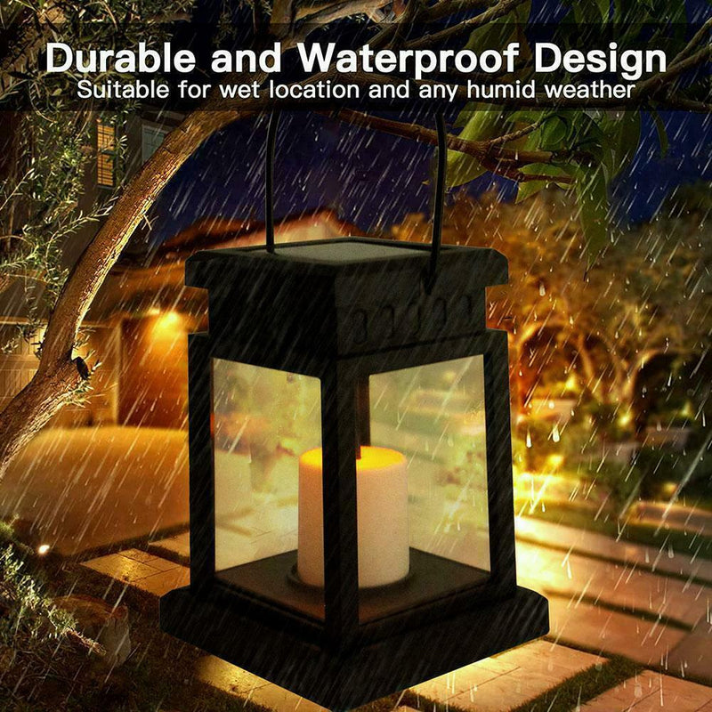 Waterproof LED Solar Powered Hanging Lantern Lights Table Outdoor Garden D0L9