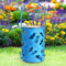 Wrought Iron Butterfly Lantern LED Solar Light Hollow Hanging Lamp Garden Decor