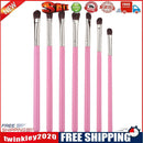 7pcs Soft Hair Wood Handle Eyeshadow Brush Cosmetics Makeup Brushes Set (C)