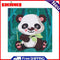 DIY Diamond Painting Full Round Crystal Drill Animal Wall Decor for Kids Picture