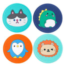 Mugs Cover Anti Slip Animals Cup Mat Place Mats Silicone Coaster Placemats