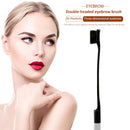 2 in 1 Double Sided Edge Control Eyebrow Brush Eyelashes Hair Comb Styling To