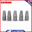 5pcs Bicycle Presta High Aluminum Pressure Valve Caps Dust Covers (Ti)