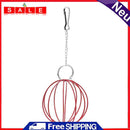 Feeding station for hay, rabbit, hamster, grass, stainless steel coated red red red