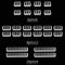24pcs 6/8/24 Pin Cable Comb for 3.0-3.6mm PC Power Cables Wiring (White)