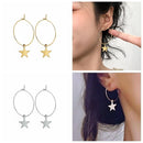 Boho Gothic Party Hip Hop Star Hoop Earrings Ear Stud Dangle Drop Large Circle