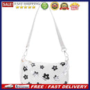 Floral Pattern Printing PU Leather Handbag Ladies Fashion Chain Underarm Bag