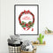 5D DIY Part Special Drill Diamond Painting Bow Wreath Rhinestone Drawing