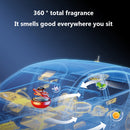 #A Solar Car Auto Aromatherapy Air Freshener Car Interior Perfume Decoration Cra