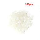 100pcs Luminous Glowing Stones Glow in the Dark Garden Decor Pebble (A) Newly