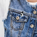 Black Hat Sexy Women Pins Brooches Fashion Backpack Lapel Jacket Clothes Badg