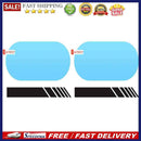 100x150mm Car Rearview Mirror Rainproof Films+Reflective Styling Decals Sti