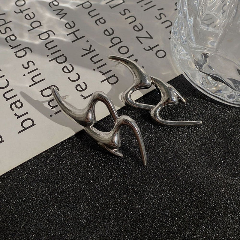 Earrings Geometric Stud Earrings Note Hollow Out Earring Irregular Earrings