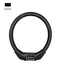 Bicycle Locks 4 Digit Password MTB Road Bike Security Cable Lock (Black) Newly