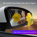 2x Car Door Rearview Mirror Anti Fog Rainproof Protective Film (100x100mm)