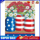 5D DIY Diamond Painting Kits Independence Day Flower Full Round Drill Arts