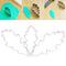 3pcs Stainless Steel Petals Shape Fondant Cake Mold Cookie Cutter Tools