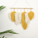 Living Room Bedroom Ornaments Feather Wall Hanging Hand-woven Tapestry Wall Art