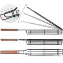 Barbecue Grill Basket Stainless Steel Nonstick Camping BBQ Kitchen Tools