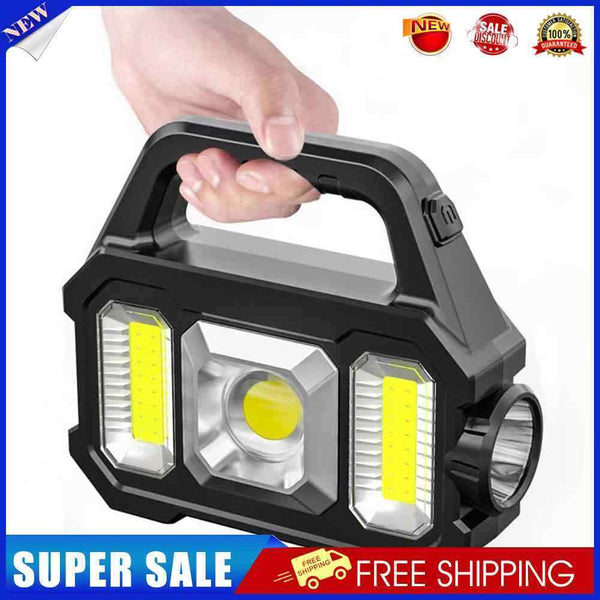 #A 500lm Searchlight Portable Flashlight Solar USB Charging for Outdoor Access