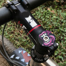 Ultra Light Mountain Road Bike Aluminum Headset Top Cap for 28.6mm Fork Tube
