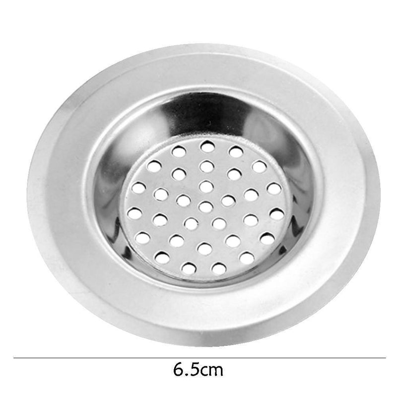 Stainless Steel Basin Strainer Kitchen Sink Filter Bathroom Hair Trap(S) Newly