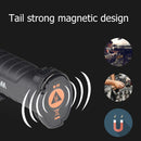 Portable COB Flashlight Rechargeable Work Camping Torch Folding Light (L) Newly