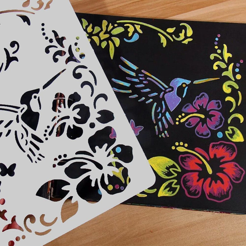 Decorative Wall Painting Scrapbooking Layering Stencils Embossing Template