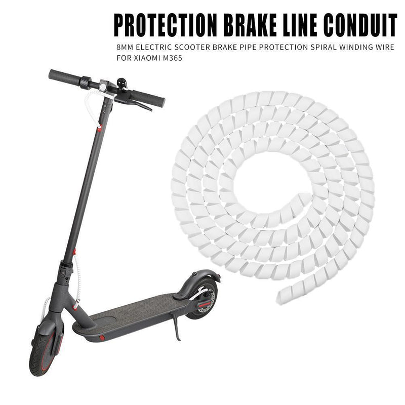 Electric Scooter Protection Set Anti-Collision Strip for M365 Pro (White) Newly