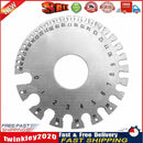 Stainless Steel 1-36 Round AWG SWG Wire Ruler Gauge Diameter Measurer Tool Newly