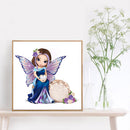 Big Eyes Girl 5D DIY Full Round Diamond Drill Painting Mosaic Canvas Handwork