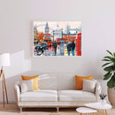 London Street Painting Full Cross Stitch 11CT Cotton Thread Embroidery Packs