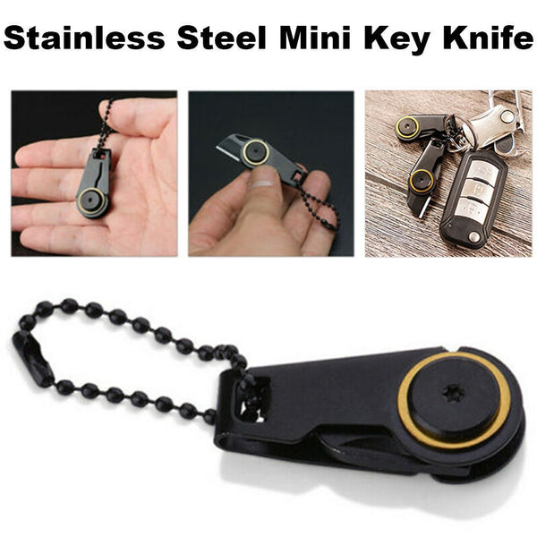 Tool Multifunction Stainless Steel Portable Mini Cutter Key Ring EDC Outdoor