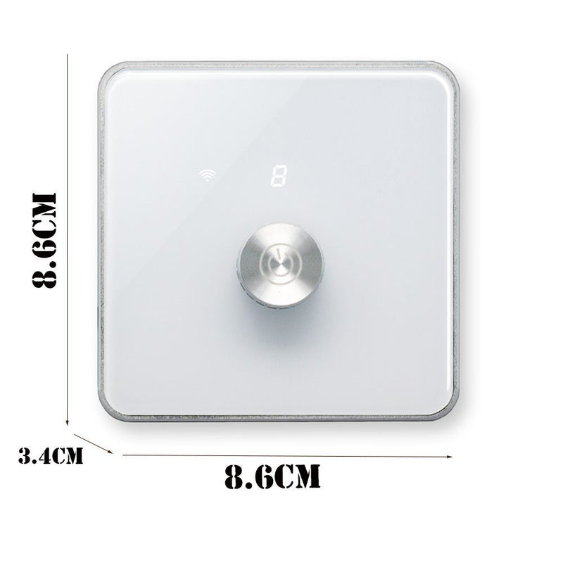 Dimmers White 220W App Control ZigBee3.0 Tuya Knob Rotation Smart Dimmer Switch