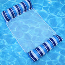 PVC Water Hammock Recliner Inflatable Floating Air Mattress (Light Blue) Newly