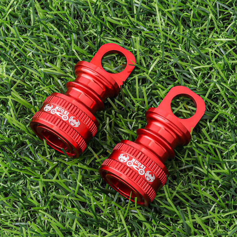 MUQZI 2pcs Bike Pedal Quick Release Buckle Pedal Frame Fixing Base (Red) Newly