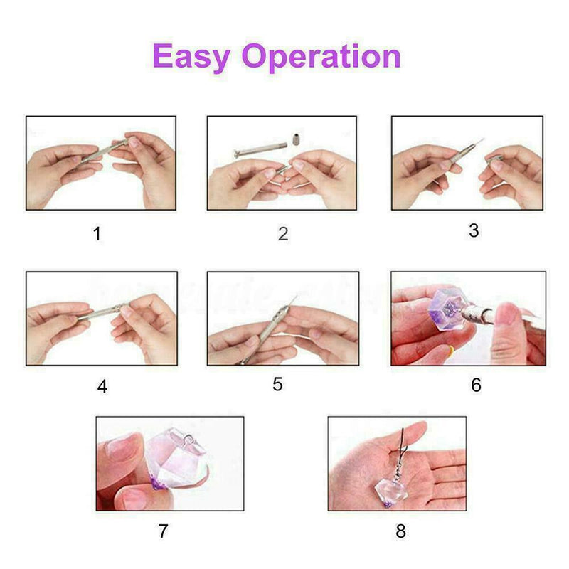 186Pcs/set DIY Jewelry Silicone Casting Molds Tools Set Contains B1Q9 U7K9