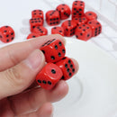 20PCs/set 16MM 6 Sided Board Game Gift Acrylic Dice Entertainment Dices