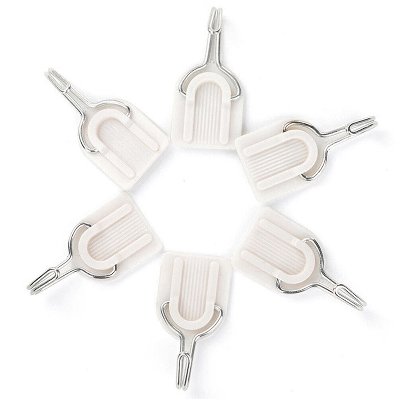 6pcs Viscose Hook Strong Wall Stickers Towel Holder Kitchen Bathroom Home Gadget