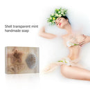 Mint Soap Transparent Handmade Cleansing Daily Bath Wash Face Shampoo