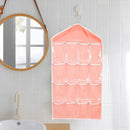 Closet Hanging Organizer with Clear Pockets Wall Shelf Wardrobe Storage Bags
