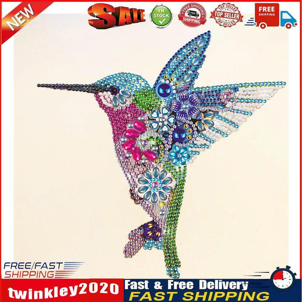 5D Partial Special Shaped Diamond Painting Hummingbird Poster Kit (UP260) Newly